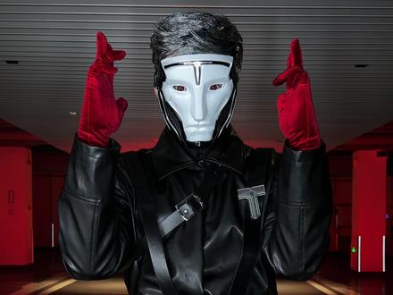 黑色加白色等于典狱长?!#手搓变装挑战#手搓颜料转场#典狱长#alekskost