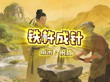 小升初必考《铁杵成针》,原文 + 译文 + 考点一次讲透 #铁杵成针 #文言文 #小升初语文 #语文考点 ##小学生必背古诗词