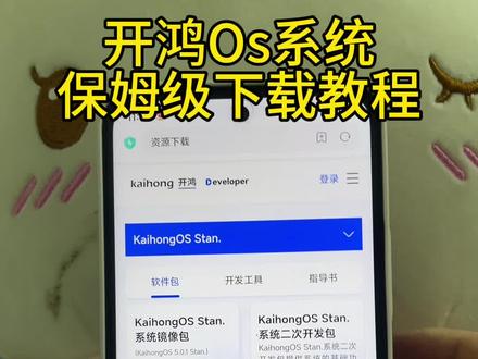 《财大气粗》开鸿Os系统保姆级下载教程#开源鸿蒙 #开鸿#kaihong