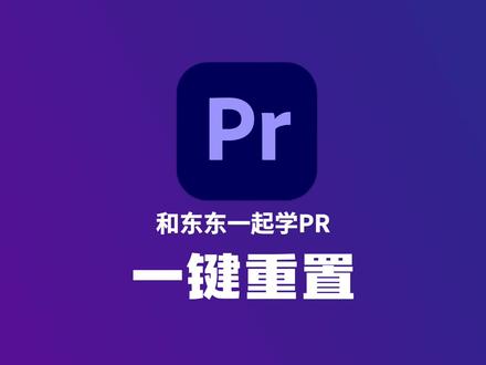 PR总出现奇奇怪怪的问题?不用卸载重装,教你一键恢复出厂设置 #pr教程 #影视后期 #快捷键 跟东东老师系统学习,请点击蓝色小雪花