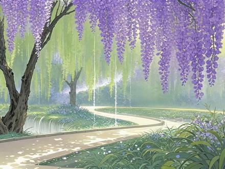 《紫藤萝瀑布》--宗璞 #课文朗读