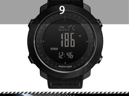 APAPCHE户外战术手表气压计设置,50米防水,耐磨防刮#智能手表 #户外手表 #性价比超高 #男生穿搭 #男生礼物