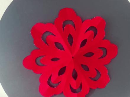 最简单的剪纸,一学就会,快来试试吧 #剪纸 #手工剪纸 #手工 #剪纸教程 #剪纸艺术