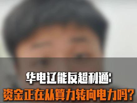 华电辽能反超利通:资金正在从算力转向电力吗?
