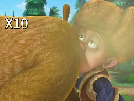 不同倍速下的“熊二放屁声”#熊出没搞笑 #熊二 #光头强