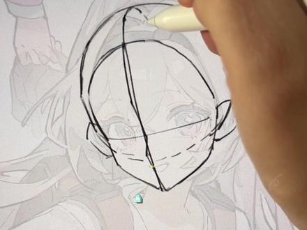 我悟了,一个画脸不歪的诀窍2️⃣。可以搭配上一期画脸教程一起食用
这期比起画脸,更多是画头
🌟重点就是根据头模画五官和头发
千万不能先画头发,脸部只画不被头发遮住的部分
#二次元 #崩坏星穹铁道 #流萤 #画画 #教程