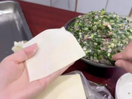 抄手教程姐妹分享#纯手工制作美食