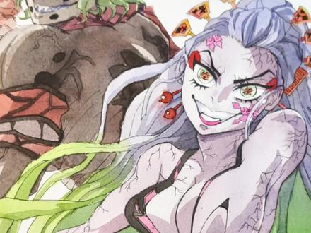 纸绘 鬼灭之刃 妓夫太郎堕姬兄妹 上弦之六
光画天菜可不行,正反派都需要尝试画一下,每一个角色塑造都有需要被记住。#鬼灭之刃#画画 #堕姬 #二次元 #动漫