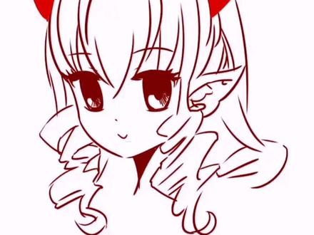 三种恶魔犄角的画法教程,持续更新中#二次元 #画画教程 #sai板绘 #画画 #漫画