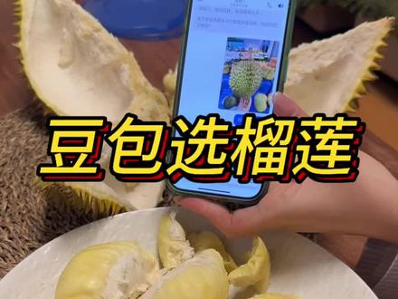 让豆包替你选春天的第一个榴莲 你们都快去试试让豆包替你选榴莲。#豆包 #美食鉴定 #榴莲 #春天的第一个榴莲