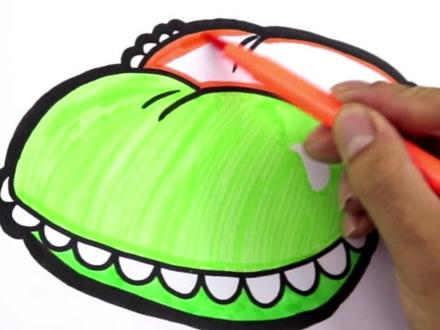 画个简单点的,漂亮的卡通小枕头!#画画