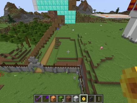 我的世界:后山种出大型向日葵,老迪爱的吃海泡菜也来了 #我的世界 #游戏梦想家寻宝季