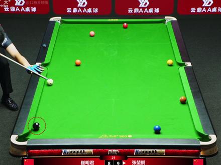 张堃鹏最后这两杆清的确实硬,他现在太需要一个冠军证明自己了。 #台球🎱 #张堃鹏 #崔明君 #台球是一种生活