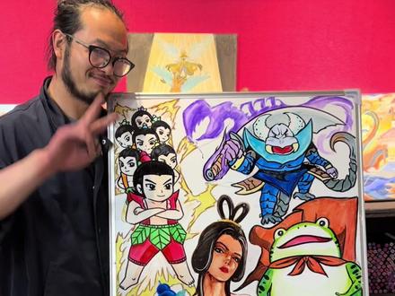 葫芦兄弟来咯#画画#葫芦娃#美术#灵魂画手#学画画