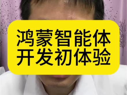 鸿蒙智能体,开发初体验 开发鸿蒙智能体,摸索门道 #鸿蒙 #智能体 #鸿蒙智能体 #鸿蒙开发 #大模型