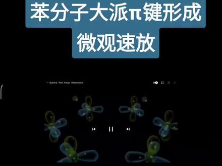 苯分子大π键形成微观可视