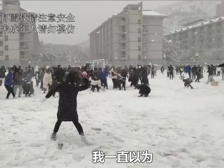 到底是东北打雪仗,还是东北保卫战? #打雪仗 #下雪就得这样玩 #大东北的雪 #大学生活