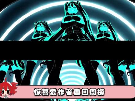 惊喜爱作者重回周榜,电梯脑蚀大跳水 #抖音精选 #PPP #术力口 #术曲 #二次元