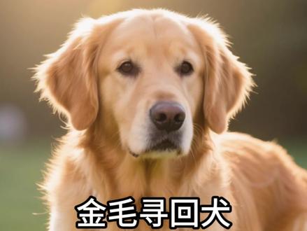 每天教你认识一种狗#萌宠 #金毛