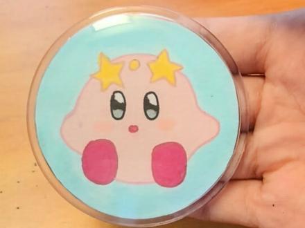 画的不好(不喜勿喷)#自制吧唧#星之卡比