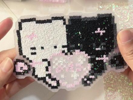 格利特布绝绝绝!!!#格利特 #拼豆 #拼豆图纸 #拼豆教程 @抖音小助手 @抖音创作小助手