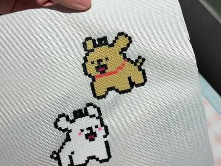 线条小狗~#线条小狗 #拼豆 #拼豆图纸 #做手工我是认真的 #一般人不告诉他
图纸来源,小红薯🍠:@小狗老师(拼豆专业)