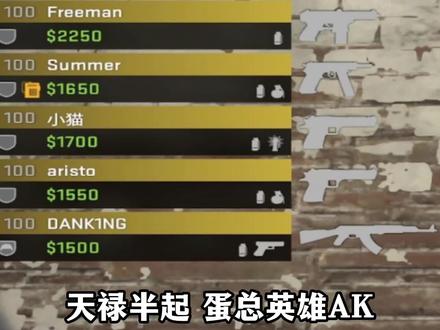 天禄半起局翻盘小蜜蜂!原来内鬼是阿杜! #csgo #天禄 #翻盘 #tyloo#vitality