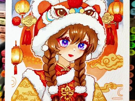 下一期想看图图画什么?#每日一画 #爱画画的孩子 #绘画过程 #手绘教程 #青年创作者成长计划