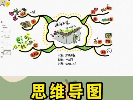 最能被标题误解的古诗之一,是不值?是不遇!
一分钟思维导图《游园不值》,再来学习一首描绘春天的古诗吧!
#思维导图 #小学生必背古诗 #手绘 #游园不值