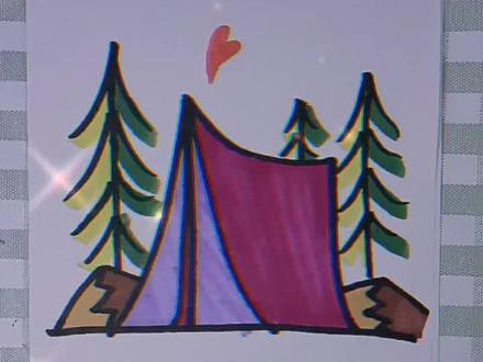 教你画简笔画野营帐篷⛺#简笔画 #一学就会的简笔画 #儿童简笔画 #简笔画教程 #一起学画画 #宝宝学画画