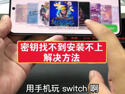 手机Switch密钥出错,咐置唐棠游游叩苓 #switch#任天堂 #手机玩switch游戏