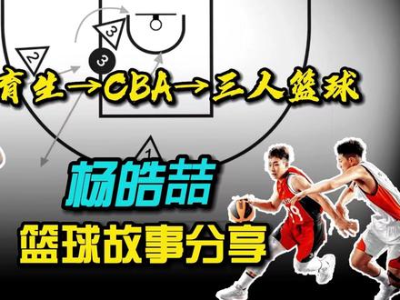 从普通体育生再到CBA、超三联赛的职业球员 杨皓喆和大家分享自己一路走来的历程和心态上的转变!#篮球🏀 #体育精神