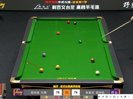 上老火了! 这哥俩比赛从来不商量杆法,就研究到底该谁打了!!哈哈 #祁越台球器材 #张泰艺 #郑宇伯