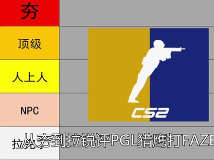 PGL 猎鹰打FAZE选手表现从夯到拉排名 #FAZE #猎鹰 #CS2 #niko #春节有cs就go了