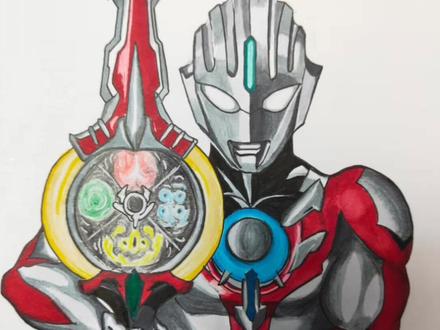 喜欢欧布原生形态,就算没人看我也要画一个,有喜欢的告诉我#欧布奥特曼 #你要永远相信光 #古呀老师 #手绘