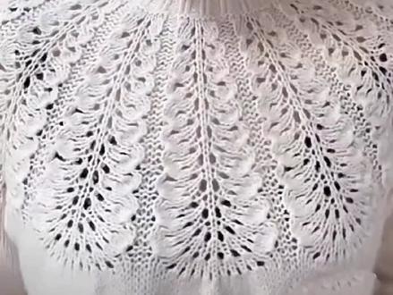 别样凤尾花图解,#爱生活爱编织 #春天的漂亮毛衣准备好啦