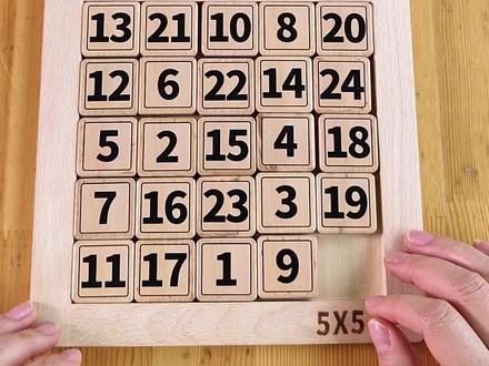 数字华容道(2) 5×5盘面提速技巧演示~