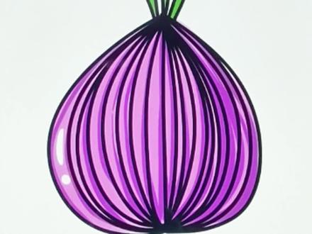 用括号画洋葱#亲子简笔画