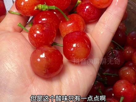 酸酸甜甜~没想到国产的樱桃这么好吃又新鲜!#小樱桃 #樱桃 #四川小樱桃 #新鲜应季水果