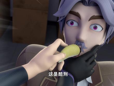 傻乎乎的反派用榴莲逼供,自己反倒被恶心晕了 #超变战陀2爆甲战陀