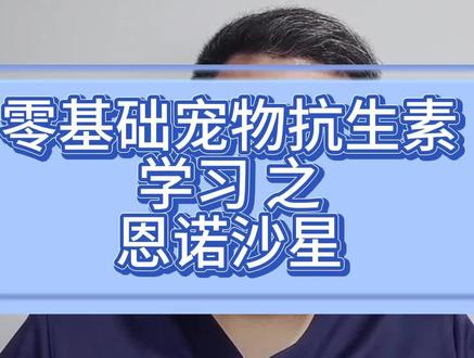 零基础宠物抗生素学习之恩诺沙星#狗#猫