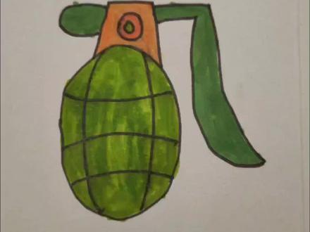 #一学就会的简笔画 #想画就画 儿童简笔画手雷