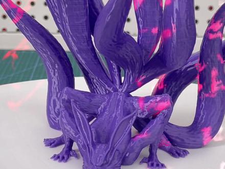 3D打印九尾狐 #手工diy #3d打印 #火影忍者