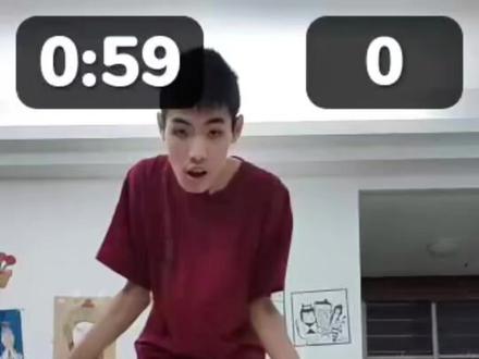 中考绳挑战一分钟跳绳300个 #中考体育跳绳 #天天跳绳