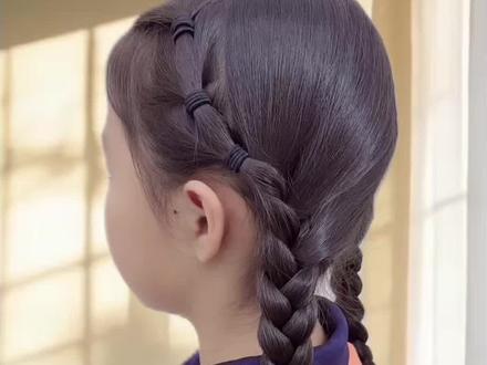 上学发型教程#儿童编发 #编发简单易学 #编发教程 #日常发型