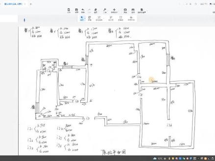 有测量图如何自己画户型,不知道如何下手的来看,想渲染高清图的宝宝橱窗自己看需要月会员还是半年,夜间无限渲染#酷家乐教学 #全屋定制