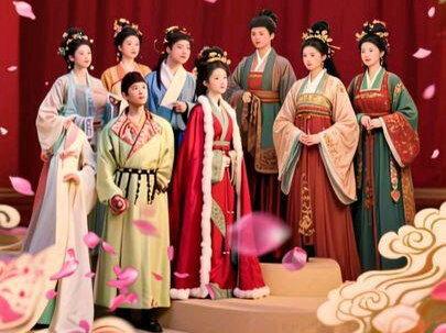 解析央视春晚十二花神 #央视春晚 #春晚 #十二花神 #传统服饰 #汉服