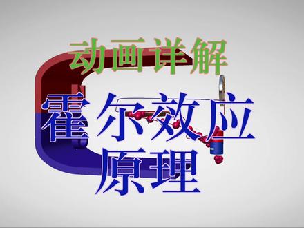 动画详解霍尔效应原理 #动画详解霍尔效应原理