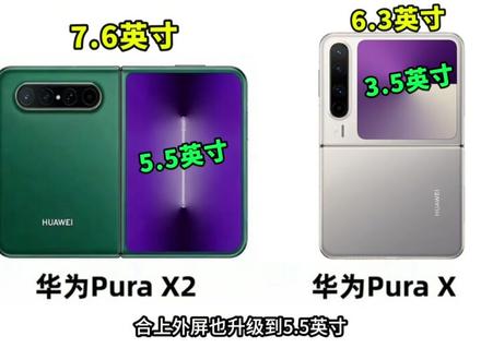华为pura x2外观配置揭秘?全球首款大尺寸阔折叠屏!
