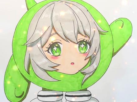 您们觉得这个蛋小绿有创意吗?#蛋仔派对抽象画 #简笔画 #二次元绘画 #蛋仔派对 #二次元